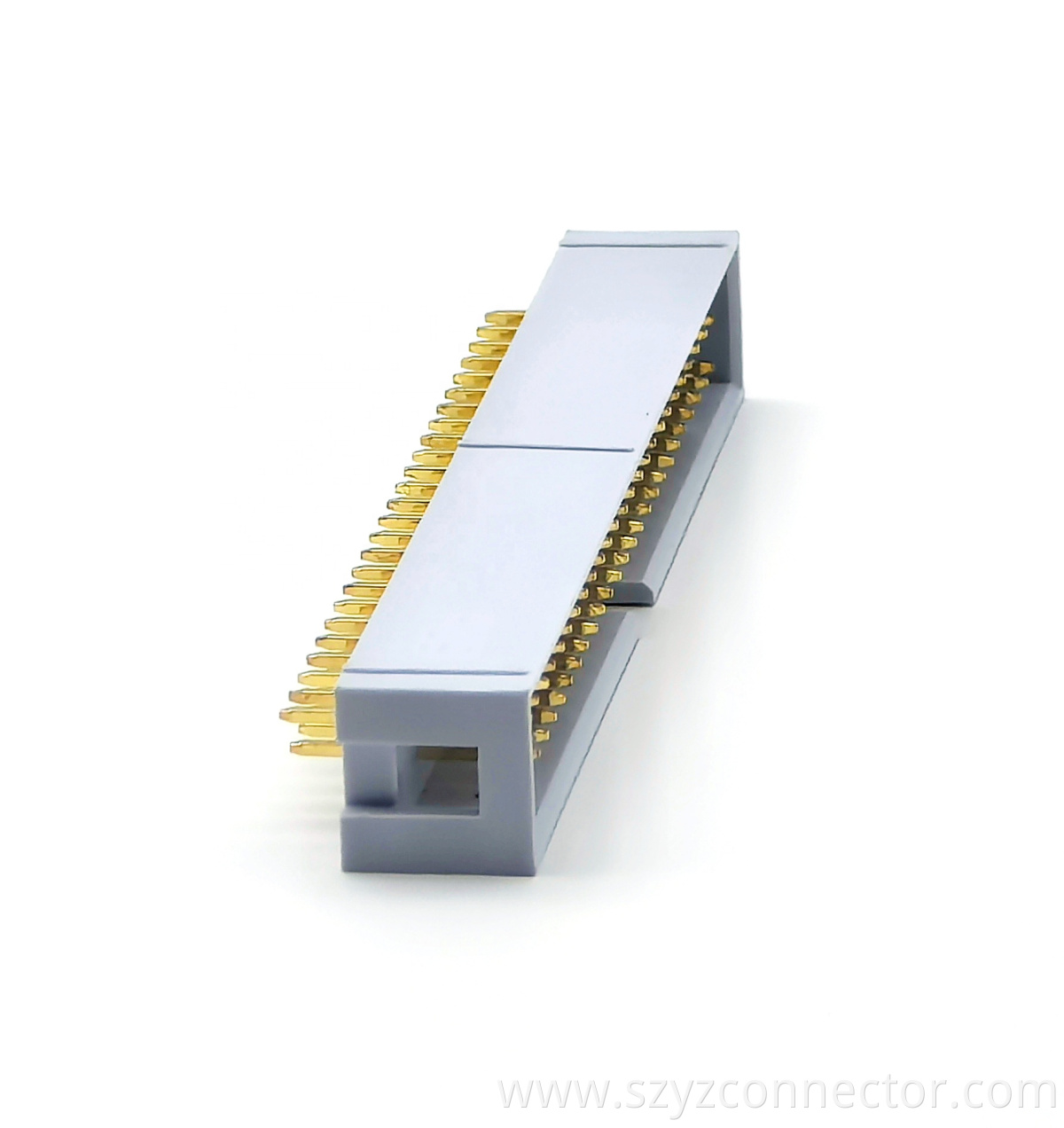 2.54mm Pitch Box header Connector one pin Missing Straight H:8.8mm 2*25P